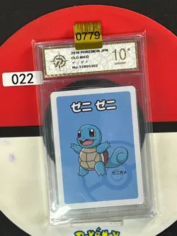 Grade10 2019 Pokemon Squirtle Playing Card Japanese Old Maid - Image 1