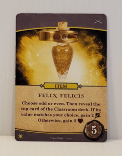 Harry Potter Hogwarts Battle Promo Felix Felicis Item Card NEW - Image 1