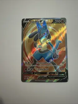 Lucario V SWSH213 SWSH: Sword & Shield Promo Cards Holo - Image 1