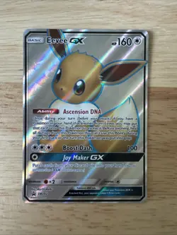 Eevee GX SM242 Full Art Promo Holo Pokemon TCG English Card Sun & Moon - Image 1