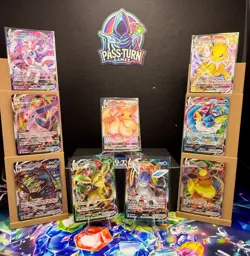 Pokemon Eeveelution Vmax Ultra Rare 9 Card Complete Set - Image 1