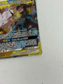 Reshiram & Zekrom GX Holo 157/236 NM SM - Cosmic Eclipse Pokemon Card - Image 3