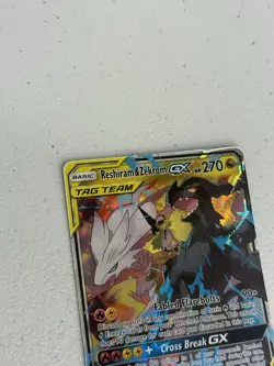 Reshiram & Zekrom GX Holo 157/236 NM SM - Cosmic Eclipse Pokemon Card - Image 5