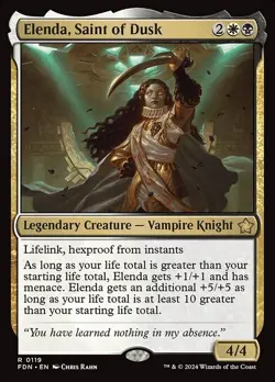 Elenda, Saint of Dusk Foil Foundations 119 NM MTG - Image 1