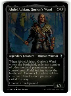 Abdel Adrian, Gorion's Ward (Foil Etched) 471 Commander Legends: Battle MTG NM - Image 1