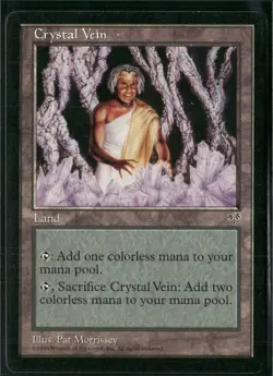 MTG Crystal Vein Mirage Magic the Gathering - Image 1