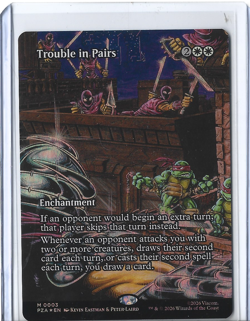 Trouble In Paris - MTG - TMNT - Regular Mythic #0003 - Image 1