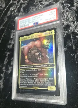 2022 Magic the Gathering Zangief the Red Cyclone Foil #435 MTG Secret Lair PSA 9 - Image 2