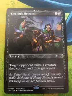 Strategic Betrayal 422 Promo Pack: Tarkir: Dragonstorm Magic: The Gathering NM - Image 1