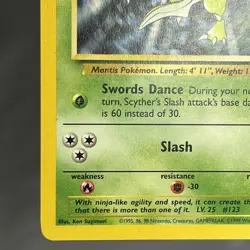 Pokemon TCG Scyther Jungle 26/64 Regular Unlimited Rare - LP Lightly Played - Image 5