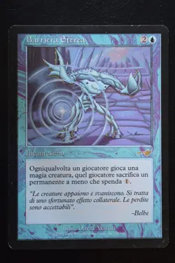 Magic The Gathering MTG AETHER BARRIER ITALIAN Nemesis LP Lightly Played - Image 1