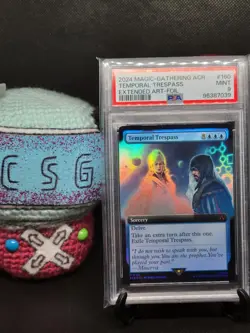 Temporal Trespass - #160 - Extended Art Foil - Mythic - Assassin's Creed - PSA 9 - Image 1