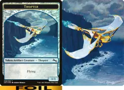 Thopter Token ** FOIL ** \ Thopter Art - non-foil - #06 - Unstable - NM MTG - Image 1