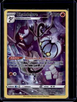Chandelure TG04/TG30 Holo Lost Origin Trainer Gallery Pokemon NM - Image 1