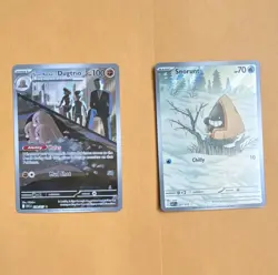 Pokemon Ascended Heroes IR Dugtrio and Snorunt both excellent condition - Image 1