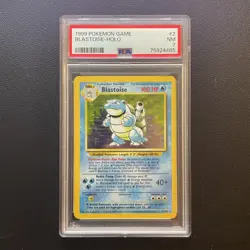 Pokemon TCG - Base Set Unlimited - Holo Rare Blastoise 2/102 - PSA 7 - Image 1