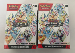 Pokemon Prismatic Evolutions Booster Bundle Lot (2), Factory Sealed 🔥🔮🌖 - Image 1