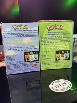 Pokemon Original 1999 Theme Decks Overgrowth & Water Blast Gyrados Vaporeon Rare - Image 2