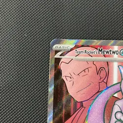 Pokemon TCG Team Rocket’s Mewtwo Ultra Rare 213/182 Destined Rivals NM - Image 2