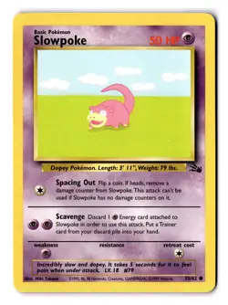 Slowpoke 55/62 Fossil Unlimited NM - Image 1