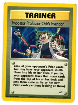 Pokemon TCG Impostor Professor Oak's Invention 94/105 Neo Destiny Regular HP - Image 1