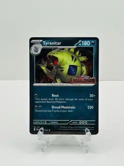 🔥Pokemon-Tyranitar-135/193-Paldea Evolved Premium Collection Promo-M/NM!🔥 - Image 1