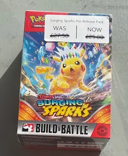 Pokemon TCG Surging Sparks Build And Battle Box Sealed Brand New - Image 1