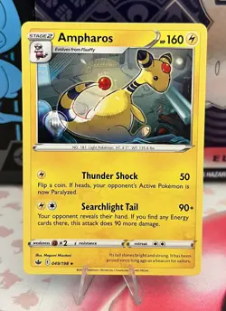 Pokemon - Ampharos - 049/198 - Rare - Chilling Reign - NM/M - Image 1