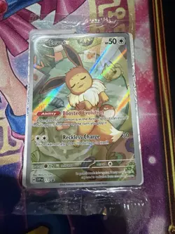 Pokemon TCG Eevee 173 Full Art Black Star Promo Prismatic Evolutions SEALED - Image 1