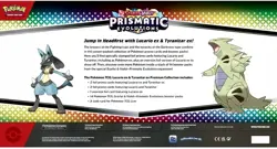 -NEW- Pokemon Prismatic Evolutions Lucario Ex & Tyranitar Ex Premium Collection - Image 3