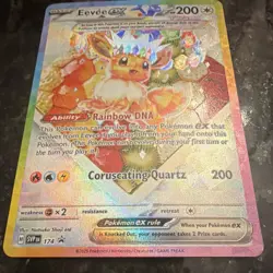 Pokemon TCG Eevee ex SVP 174 Scarlet & Violet Promo Holo English Basic HP 200 - Image 3