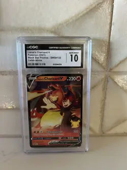 Lance's Charizard V Pokemon (2021) Black Star Promos - SWSH133 CGC 10 Gem Mint - Image 1