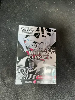 Pokemon TCG White Flare Booster Box 2025 Sealed Scarlet & Violet - Image 1