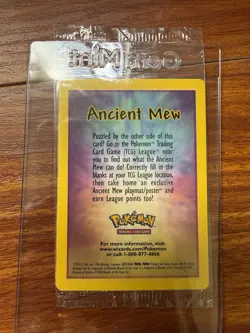pokemon ancient mew 2000 movie promo sealed - Image 3