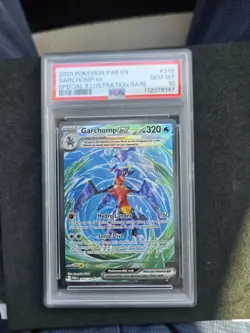 2023 POKEMON PAR EN-PARADOX RIFT SPECIAL ILLUSTRATION RARE GARCHOMP EX PSA 10 - Image 1