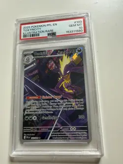 PSA 10 Toxtricity 103/094 Phantasmal Flames Illustration Rare Pokemon TCG Gem - Image 2