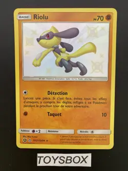 Carte Pokemon Riolu Shiny SV21/SV94 / SL Destinees Occultes SL11.5 / NEUF FR - Image 2