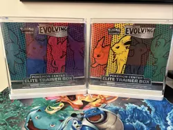 Pokemon TCG ETBs Evolving Skies Lot Of 2 [Pokemon Center] Pair! - Image 1