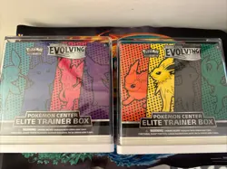 Pokemon TCG ETBs Evolving Skies Lot Of 2 [Pokemon Center] Pair! - Image 2