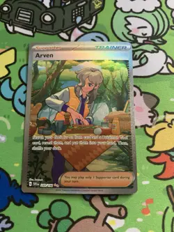 Arven - 249/198 - Pokemon Scarlet Violet Base Special Illustration Ultra Rare NM - Image 1