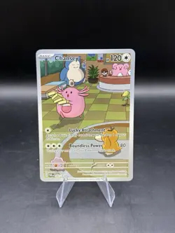 Pokemon TCG Twilight Masquerade #187/167 Chansey Illustration Rare - Image 1