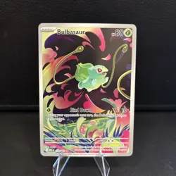 2025 POKEMON MEGA EVOLUTION BULBASAUR ILLUSTRATION RARE 133/132 - Image 1