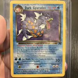 Pokemon TCG Dark Gyarados 25/82 Team Rocket Rare Regular 70 HP ENG 2000 - Image 1