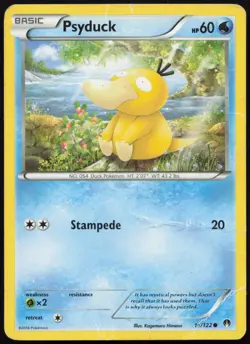 Psyduck 16/122 Common BREAKpoint Pokemon Damaged - Image 1