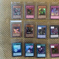 1996 Yu-Gi-Oh 80 Card Lot - 1st Editions, Holos And Commons - With Sleeves - Image 1