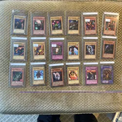1996 Yu-Gi-Oh 80 Card Lot - 1st Editions, Holos And Commons - With Sleeves - Image 3
