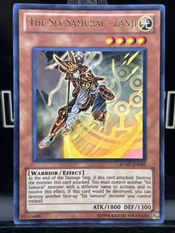 Yugioh The Six Samurai - Zanji RYMP-EN092 Ultra Rare Holo LP - Image 3