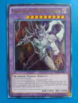 Near Mint Yugioh Contrast HERO Chaos - SDHS-EN041 - Ultra Rare - 1st Edition - Image 1