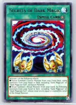 Secrets of Dark Magic Rare Legendary Duelists: Magical Hero LED6-EN004 LP - Image 1