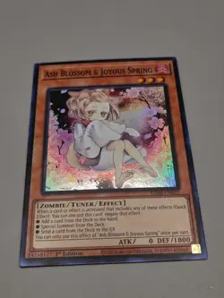Ash Blossom & Joyous Spring RA04-EN025 Super Rare Yu-Gi-Oh NM - Image 1